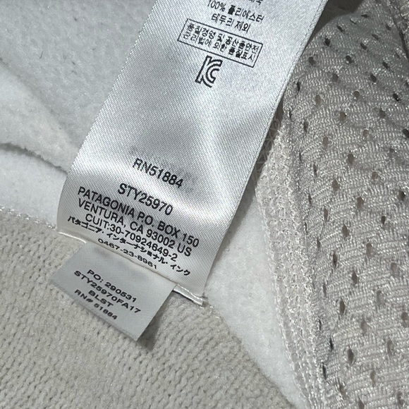 Patagonia Women's Better Sweater Knit High Neck Full Zip Oyster White Jacket M - Picture 3 of 9